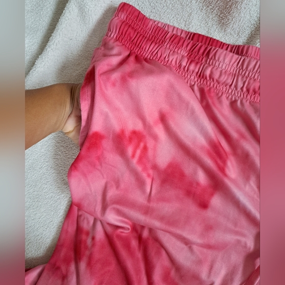 Mens Red Tie Dye Kool Aid Sweatpants - Picture 6 of 14